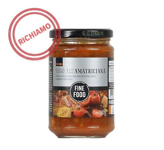 Sugo all’amatriciana Fine Food a marchio Coop