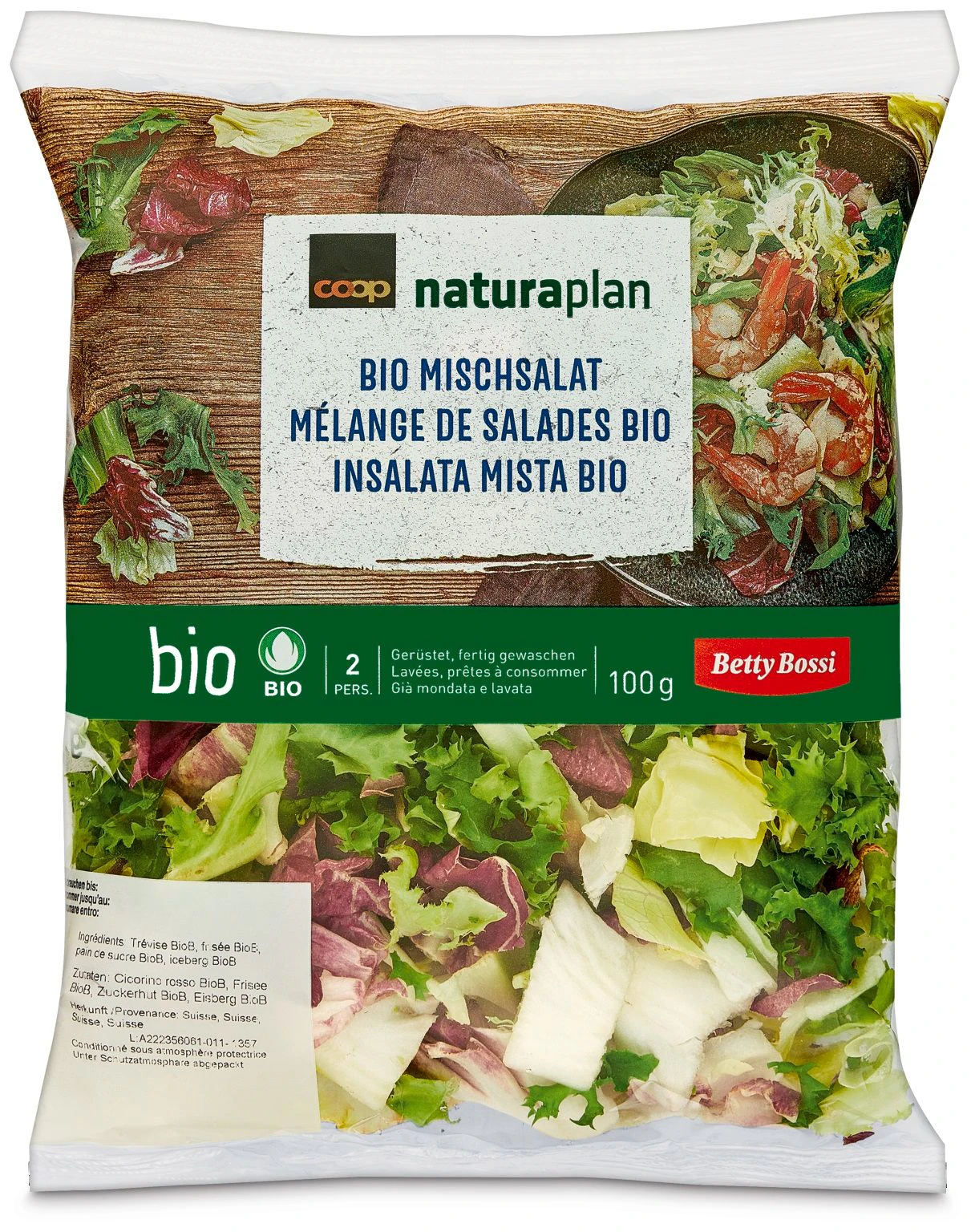 Coop Bio Mischsalat 100 Gramm