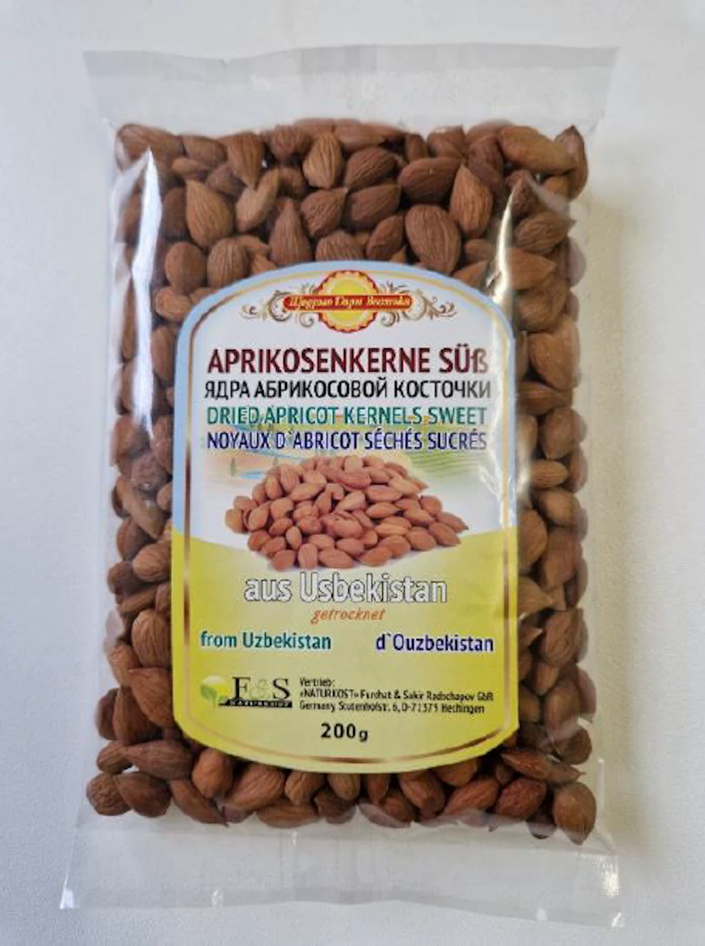 Aprikosenkerne süss getrocknet