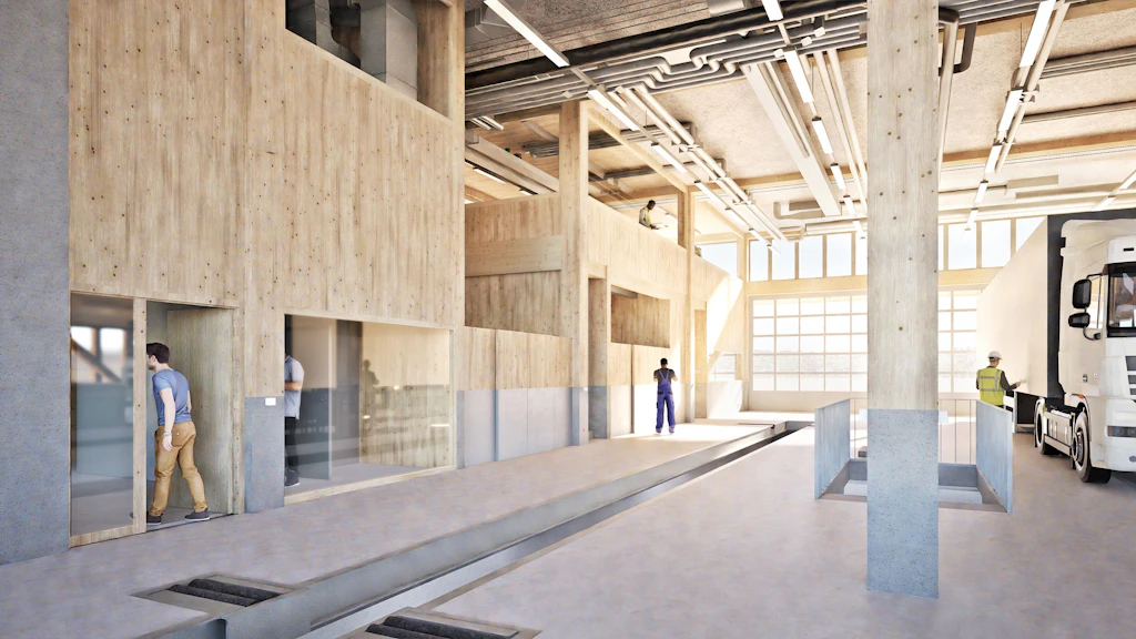 Visualisierung Kontrollhalle