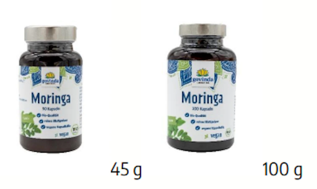 Bio Moringa Kapseln Govinda