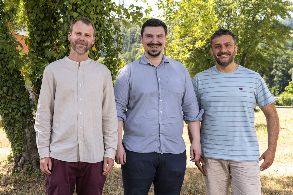 Kaspar Dällenbach, Petros Vasilakos et Imad El Haddad