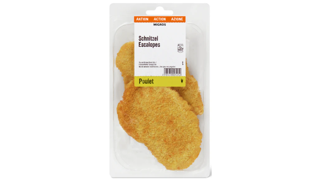 Pouletschnitzel von Migros