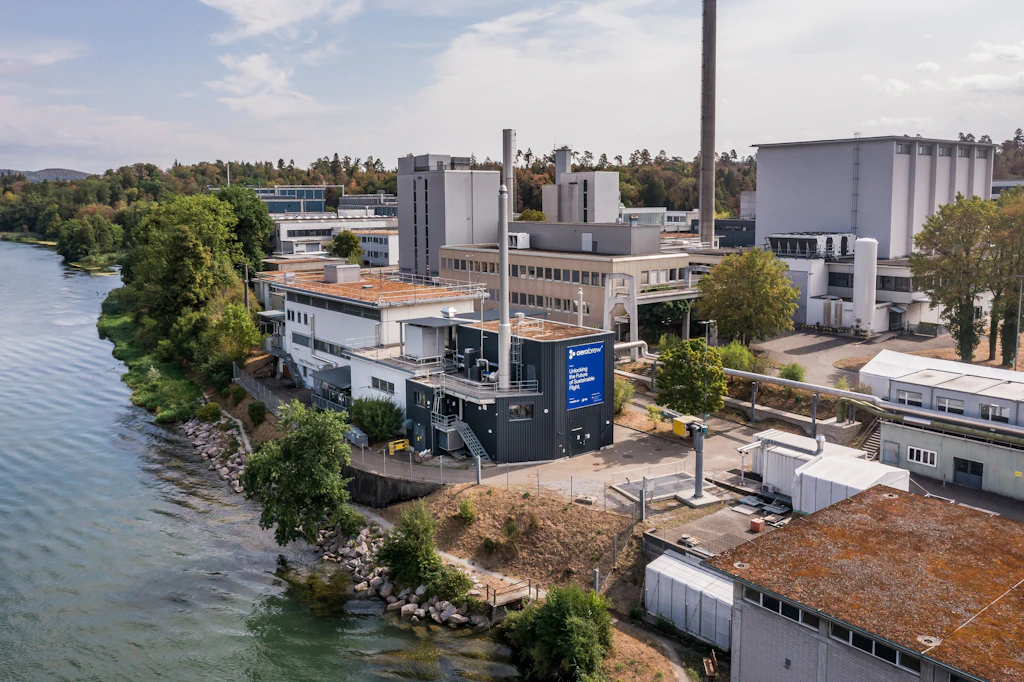 the “aerobrew” demonstration plant