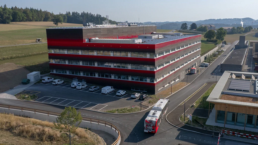 Bâtiment de laboratoires d'Agroscope à Posieux
