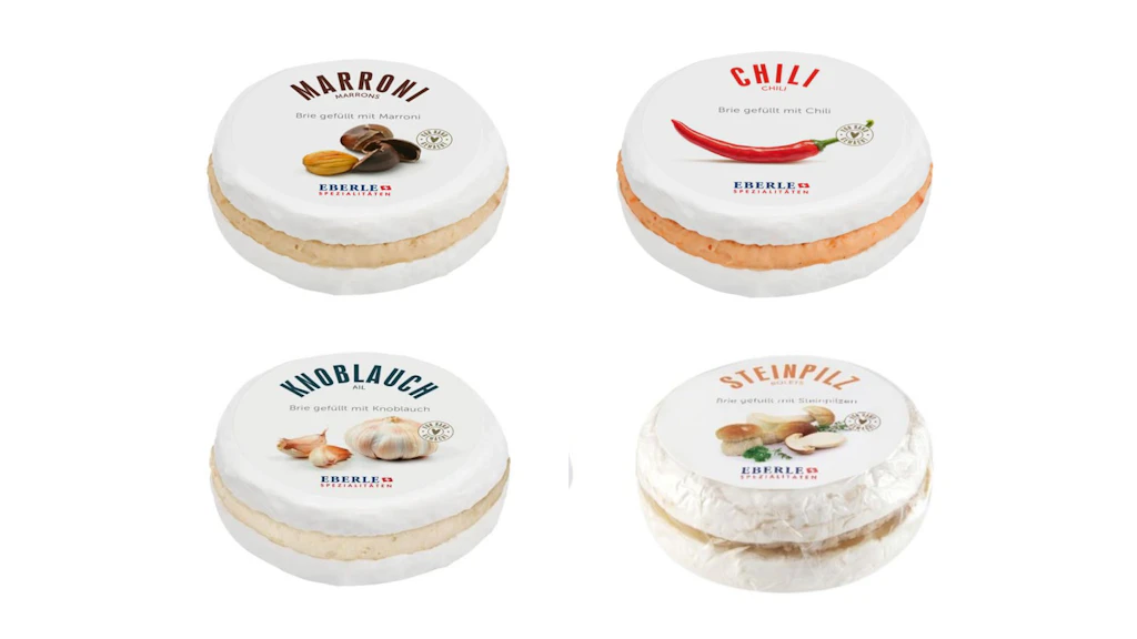 Minibrie ai marroni, all’aglio, ai funghi porcini e al peperoncino