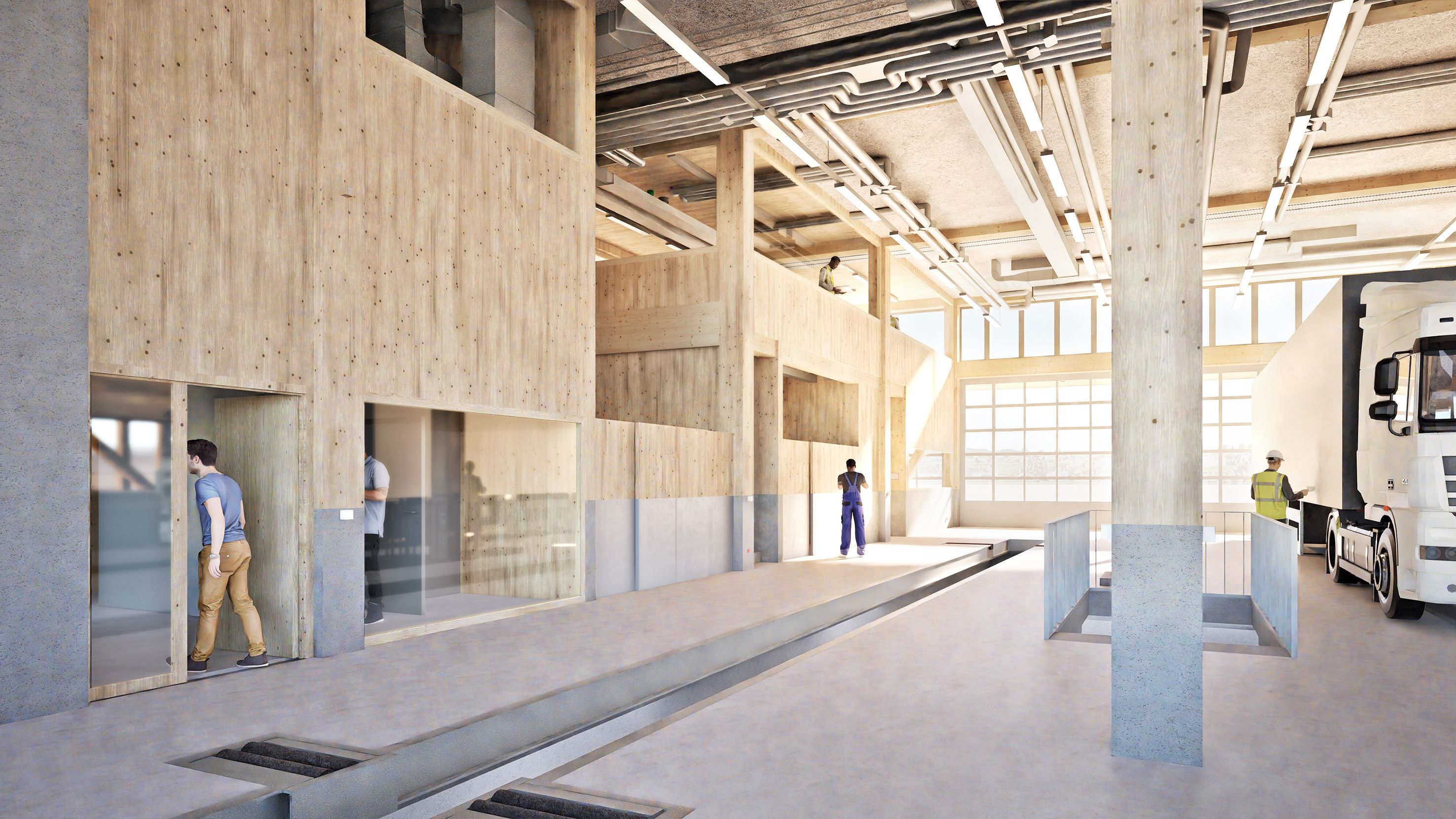 Visualisierung Kontrollhalle