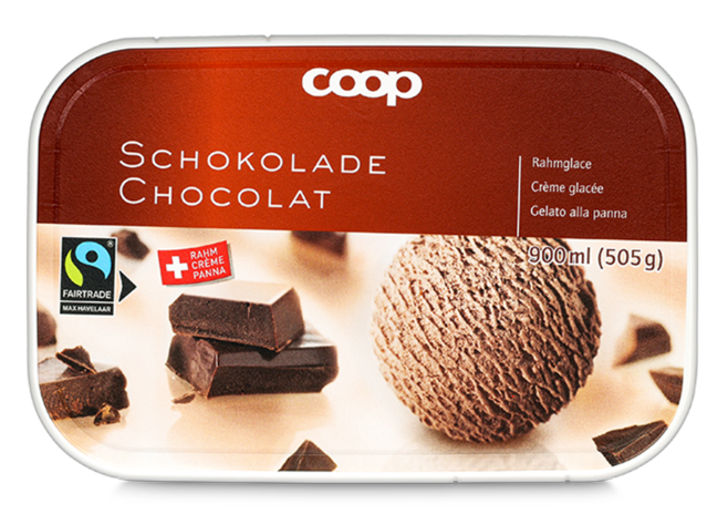 Coop Rahmglacce Schokolade 900ml