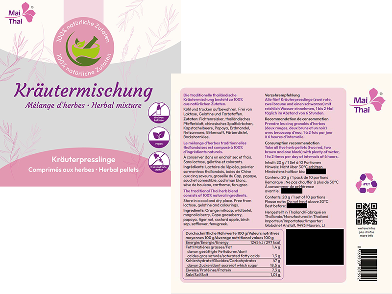 MaiThai Kräuterpresslinge
