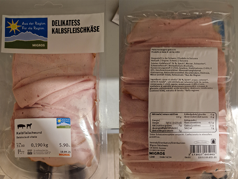 AdR Delikatess Kalbfleischkäse