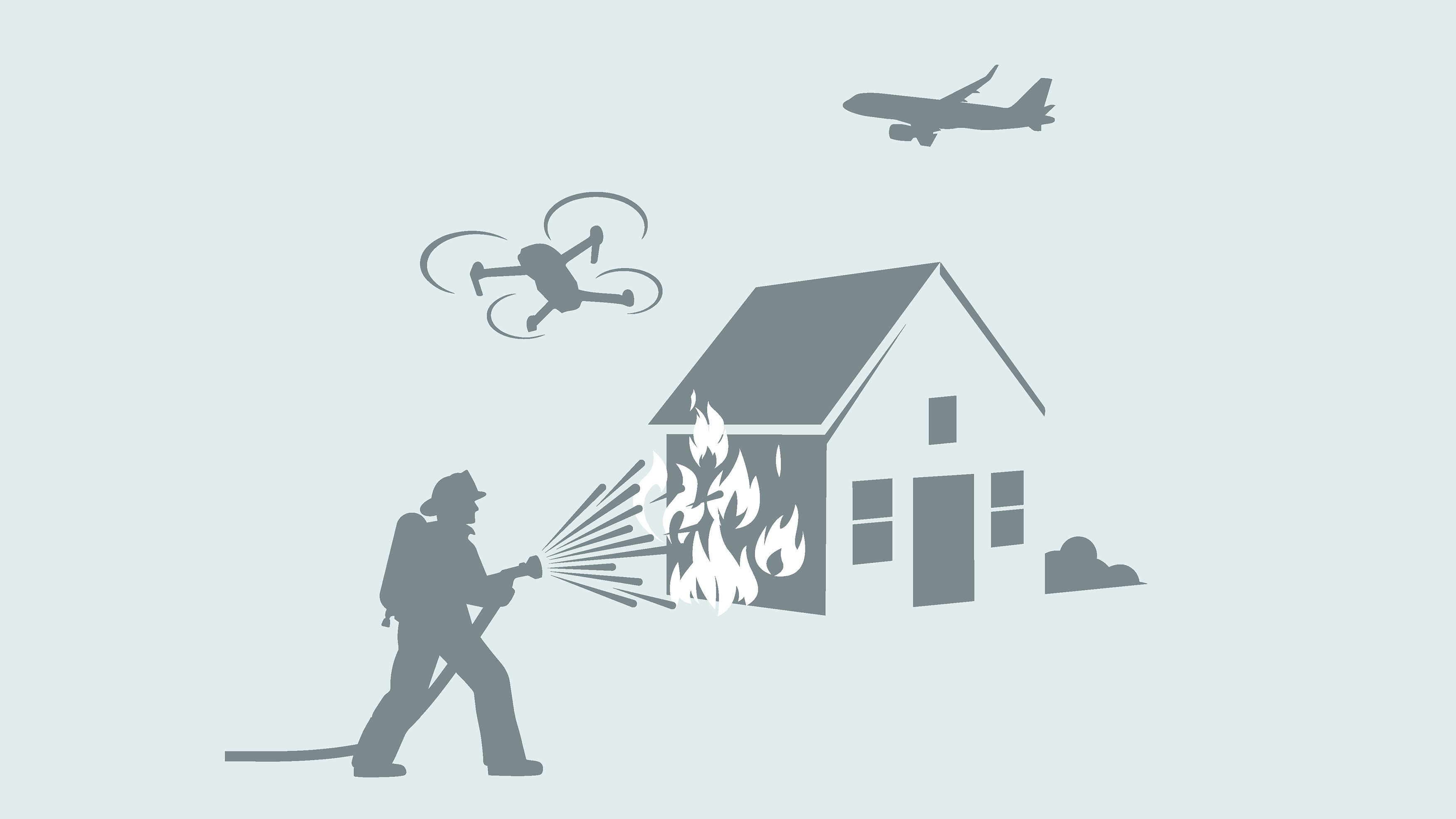 Graphique protection contre les incendies