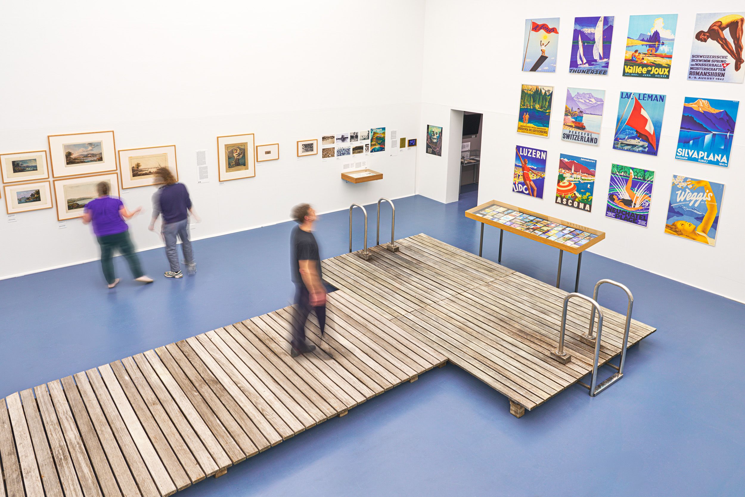 Vue de l’exposition. Photo : Bibliothèque nationale, Simon Schmid