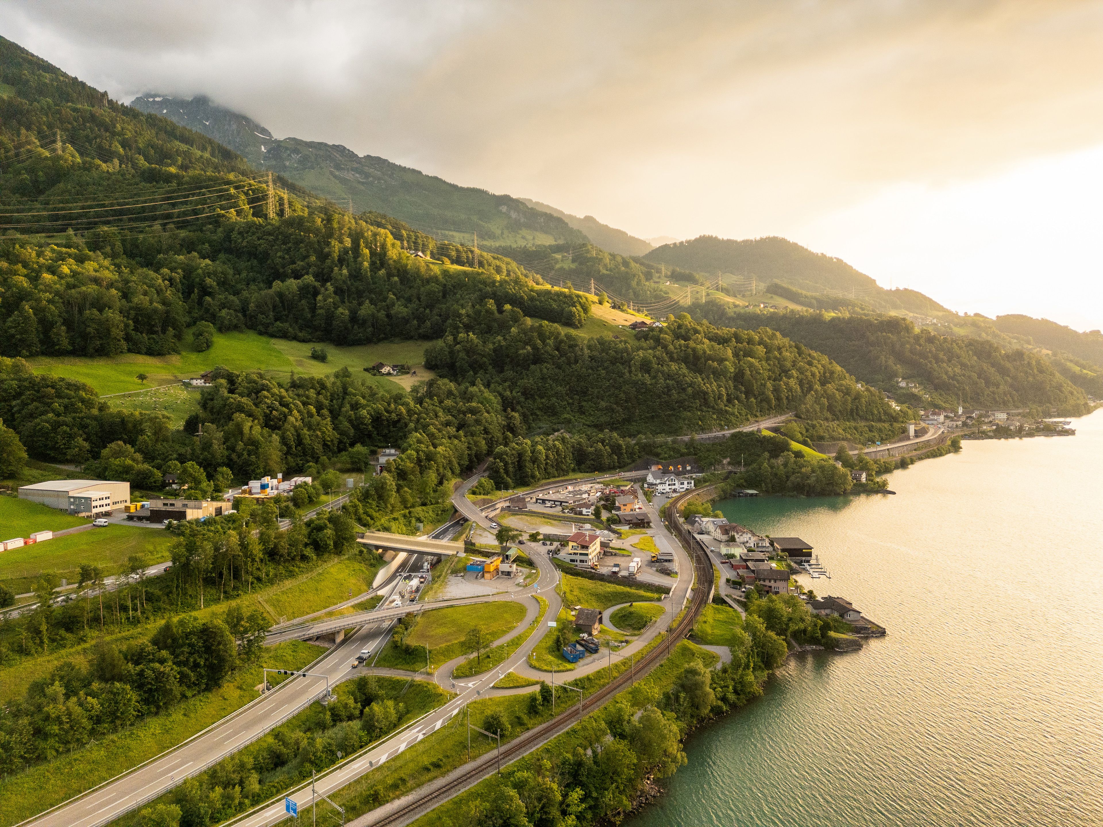 Strada nazionale A3 al Walensee