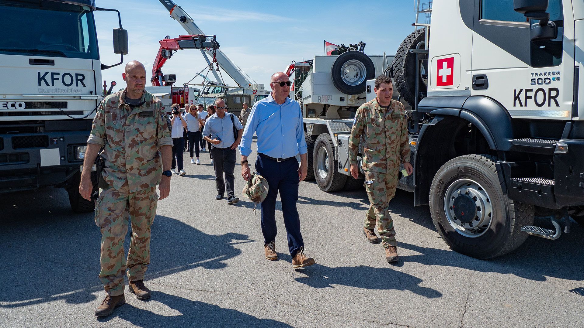 Il consigliere federale Martin Pfister in visita di lavoro in Kosovo e in Bosnia ed Erzegovina